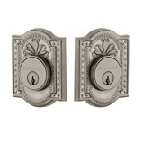Nostalgic Warehouse Meadows Plate Double Cylinder Deadbolt
