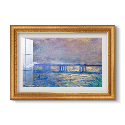 Pont de Charing Cross, 1903 - Claude Monet - Reproduction encadrée sur mesure