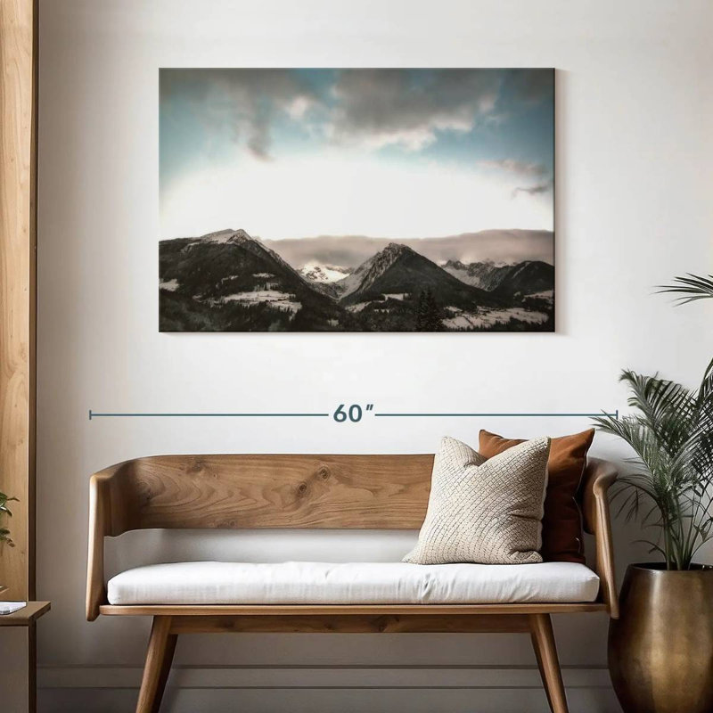 Alvord Grey Sky Mountains, 30" H x 45" W