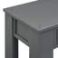 Élégante console de bureau brun clair tendance: L 63 po avec tiroir et tablette en bois massif, finition: l 14 po x H 30 po, rangement inclus-1334085942