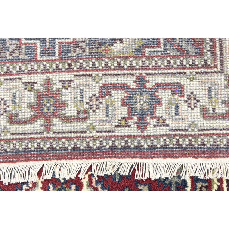 Tapis de couloir unique en laine crème 2 pi 8 po x 10 pi 2 po Wamblee