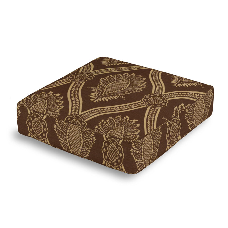 Period Peace Damask Reversible Throw Pillow