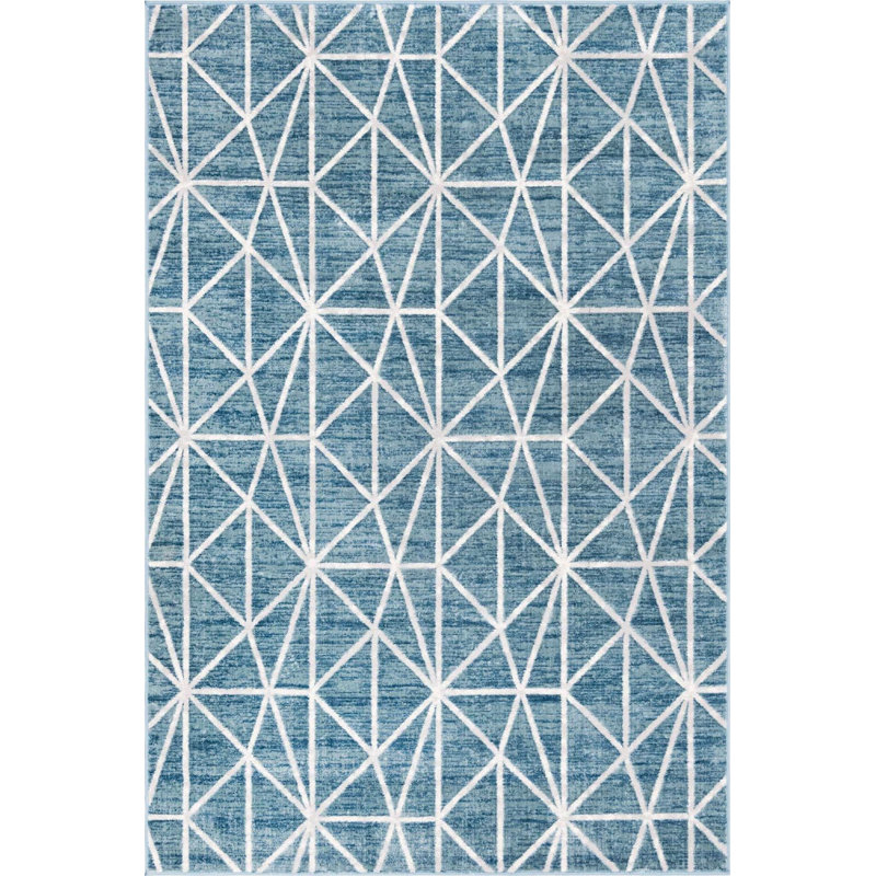 Clidy Abstract Indoor Rug, Rectangle 6' x 9'
