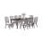 Contemporary Style 1Pc Dining Table