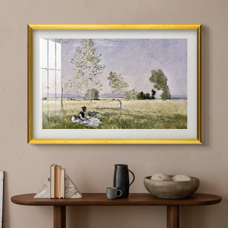 L'été, 1874 - Claude Monet - Reproduction encadrée sur mesure, 20x28 INNER SIZE, Impression encadrée avec passe-partout