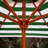 Kid's Wooden Outdoor Picnic Table and Umbrella Set