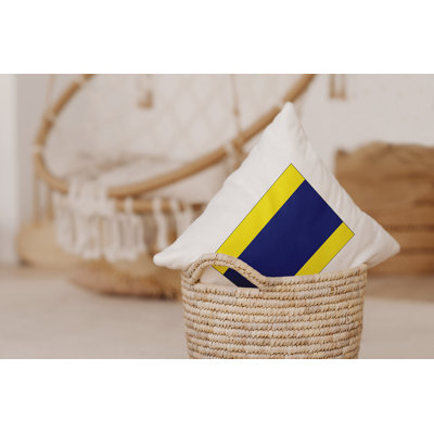 Housse et insert de coussin carré d'extérieur Nantucket