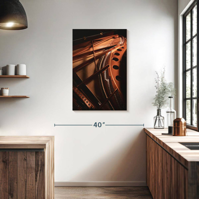 Cordes et cadre pour piano Abarca, H 36 po x l 24 po
