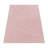 Rectangle Solid Color Machine Made Flatweave Polypropylene Indoor / Outdoor Area Rug in Pink-817123488