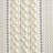 Imani Ivory 100% Cotton Boho Tufted Chenille Stripe Lined Single 50x108" Curtain Panel-341255939-291006947
