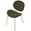 Luana 42cm H Upholstered Metal Upholstered Back Side Chair-121394613