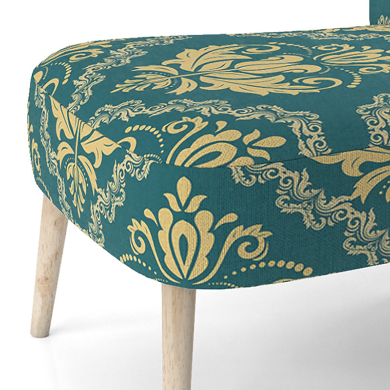 Chaise d'appoint en velours de 21 po de largeur Thesha