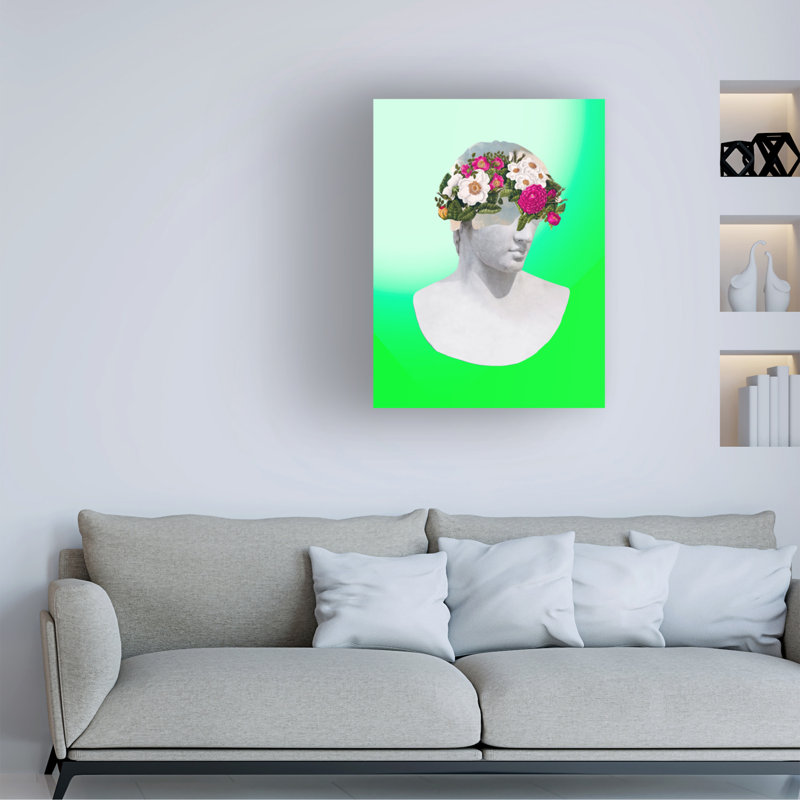"Renaissance David I" sur toile, H 19 po x l 14 po