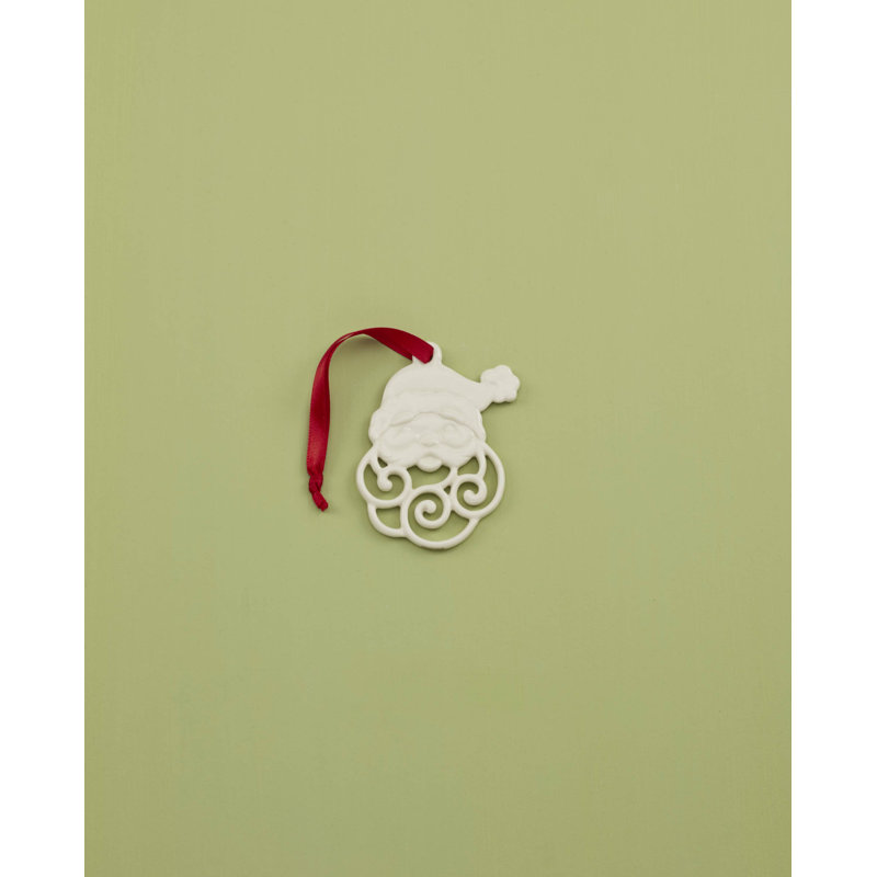 Pierced Santa Charm Ornament