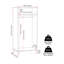 Temeeka 2 Door Manufactured Wood Wardrobe-124422514