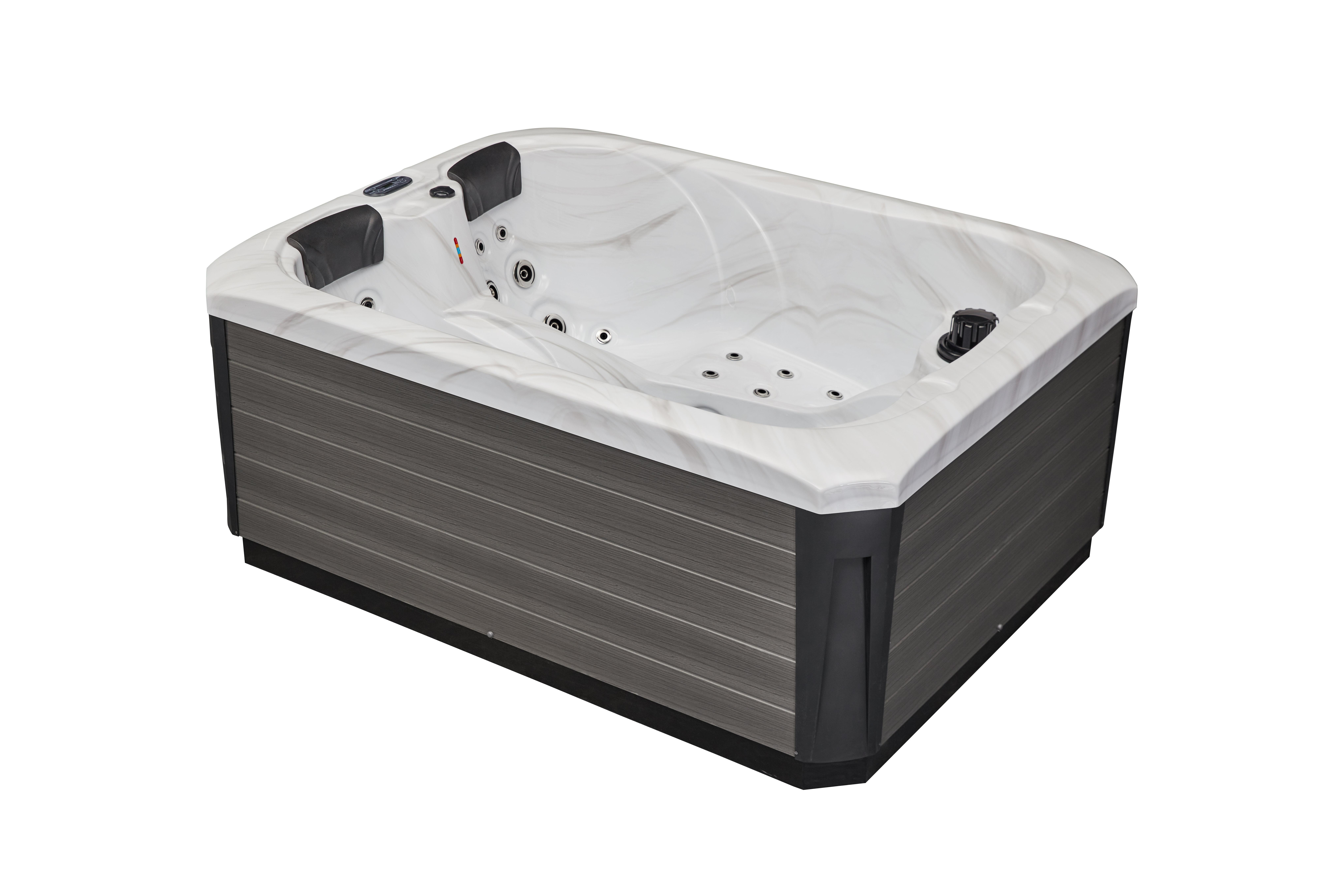 Luxury Spas 3 Person 34 Jet Acrylic Rectangular Standard Hot Tub