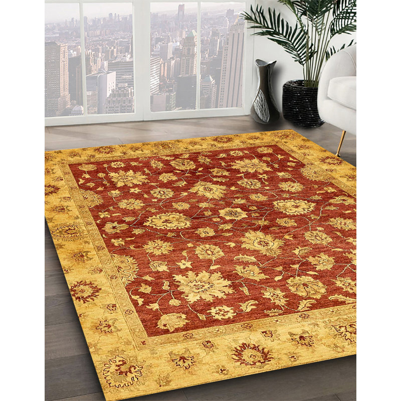 Abstract Indoor Rug, Rectangle 7' x 9'