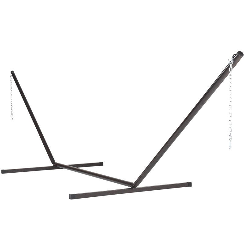 Double hamac avec support Blanco, Vert olive