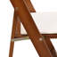 Chaise d'appoint rembourrée pliante de base, peu encombrante et facile à transporter