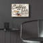 «Shiplap Coffee Sign B» par Jean Plout, art mural en verre acrylique-602251557