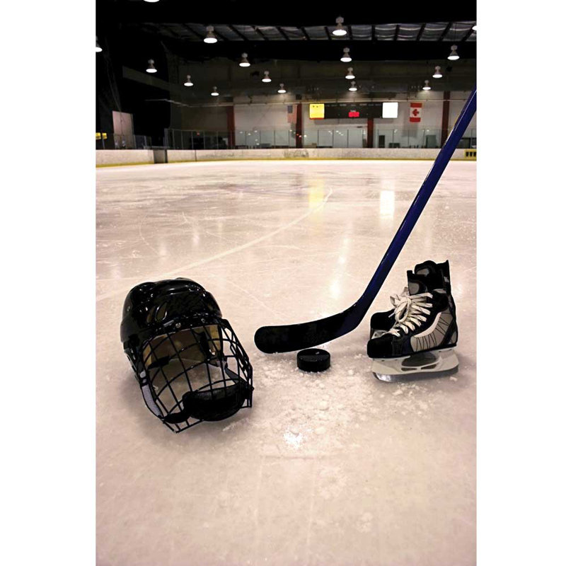 Adhésif décoratif équipement de hockey II, H 60 po x l 40 po