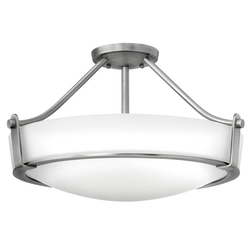 Prieto Glass Semi Flush Mount