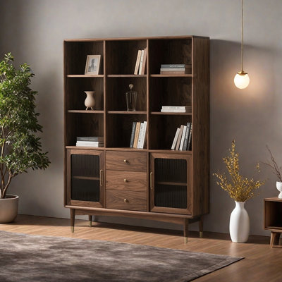 Retro large storage bookcase