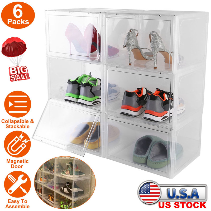 Boîte de rangement pour chaussures 6Packs