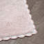 Laura Ashley Heathered Crochet Border Bath Rug-1447749536-1457098112