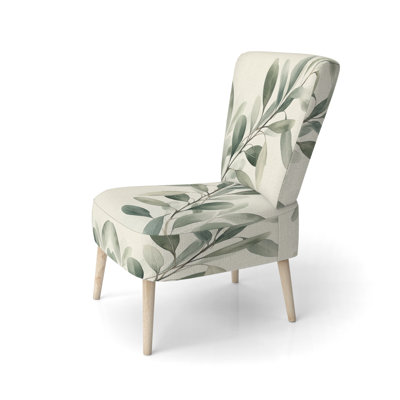 Chaise d'appoint en eucalyptus - Chaise d'appoint en eucalyptus olive