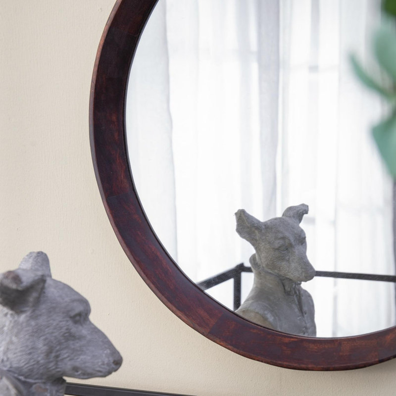 Miroir d'appoint, Marron foncé
