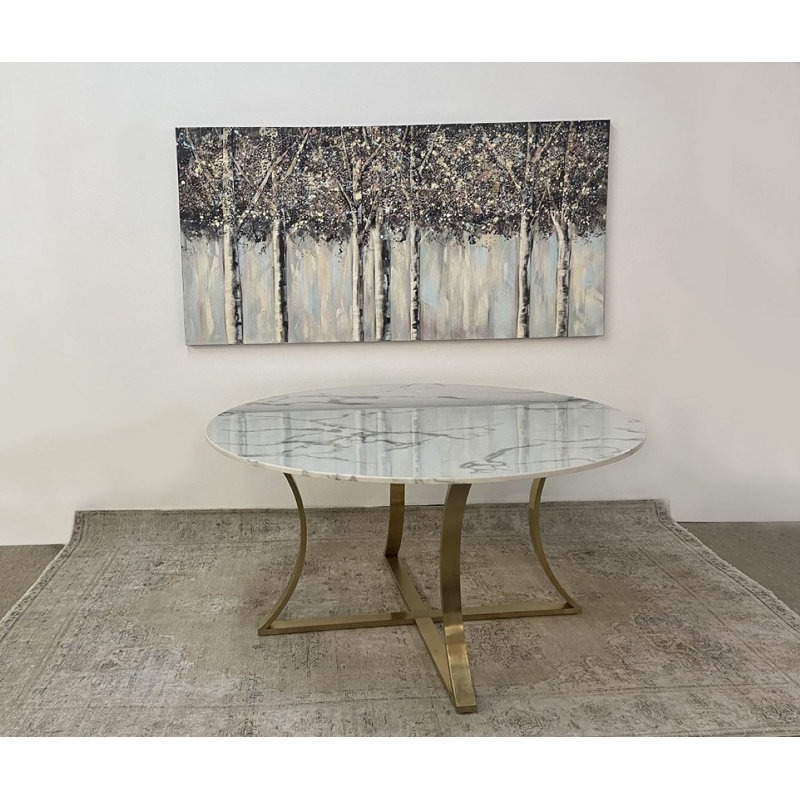 Table de salle à manger Chesterle, Marbre