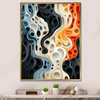 Multicolor Liner Shapes II - Abstract Shapes, reproduction d'art sur toile