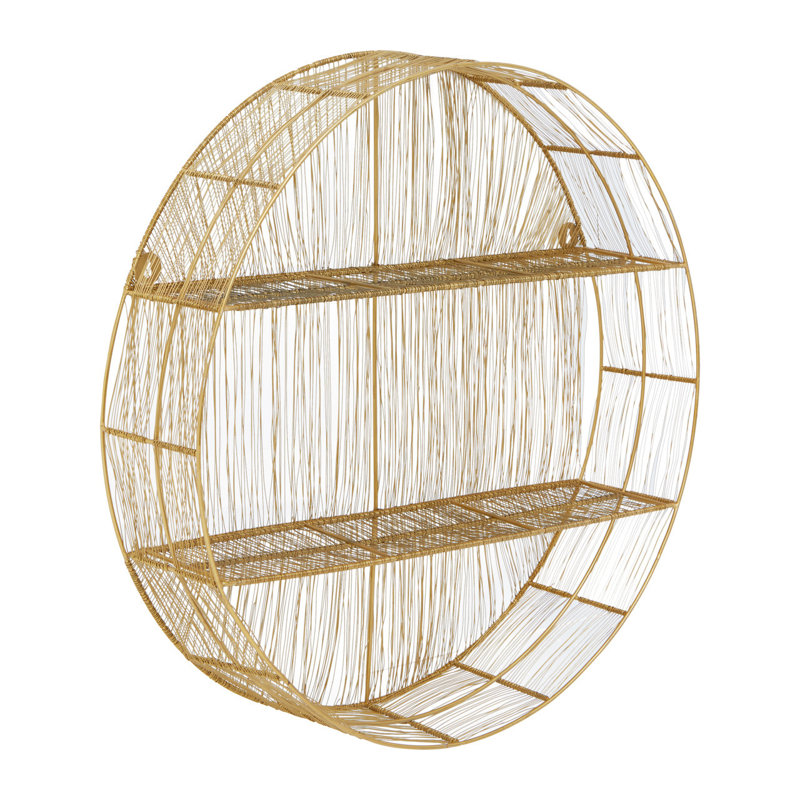 Blakeston 2 Piece Circle Metal Accent Shelf
