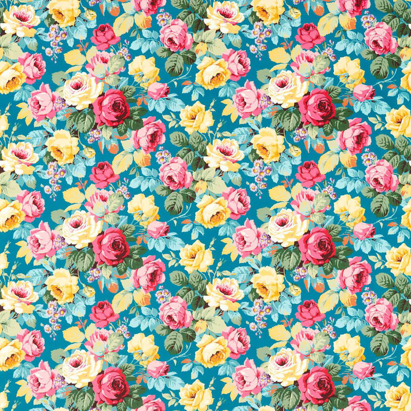 Chelsea Fabric, Red/Yellow/Bue/Green