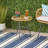 Orlando Outdoor Glass Top Faux Rattan Side Table,Tempered Glass Top End Table For Balcony Porch Deck-1969670928