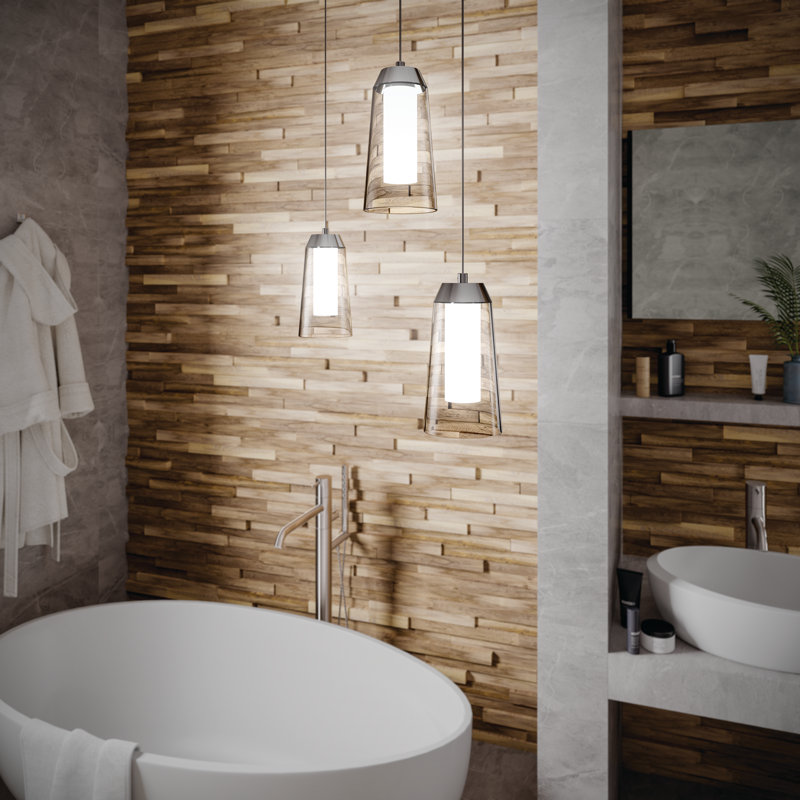 1 - Light Chrome LED Single Pendant