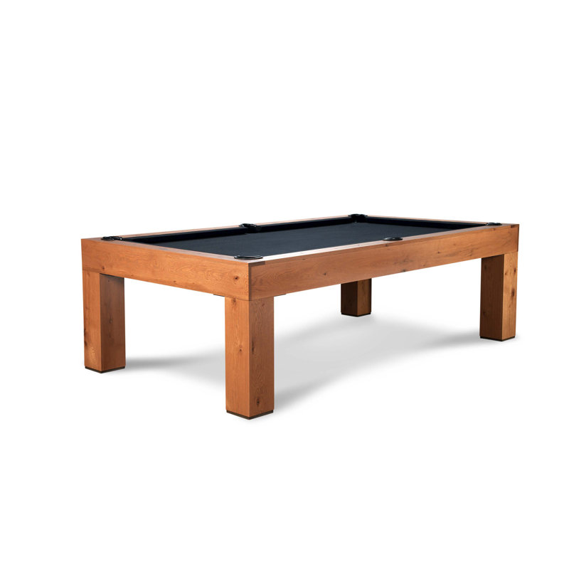 Doc & Holliday Parsons Pool Table In Rustic White Oak