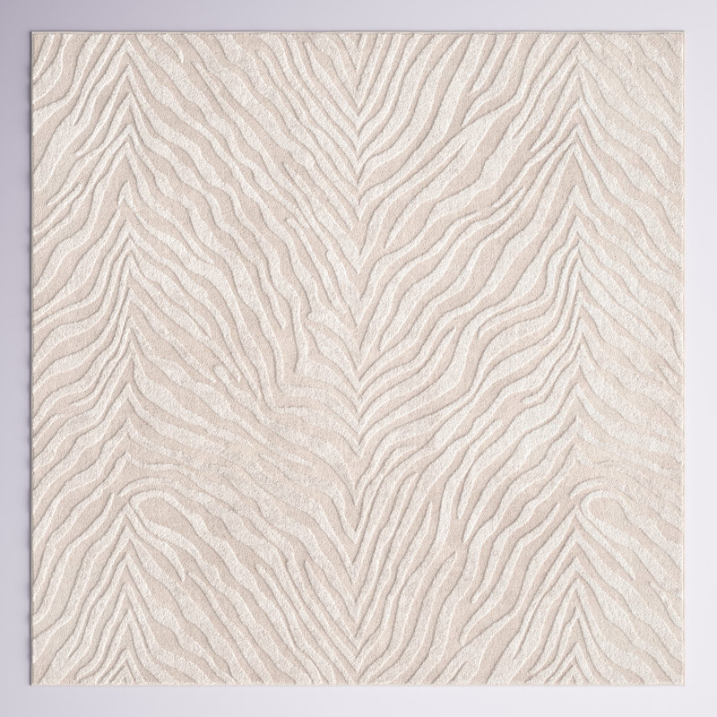 Tatte Animal Print Indoor Rug, Square 7'10"