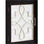 Armoire console au fini noir antique