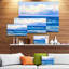 Paysage marin-reproduction sur toile tendue-29505201