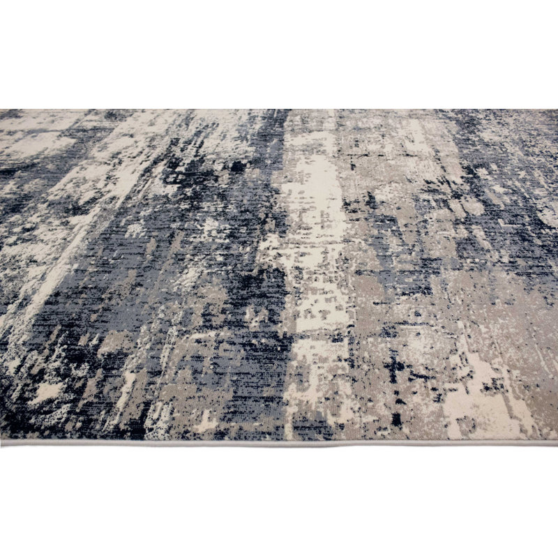 Kelson Abstract Indoor Rug, Square 5'1"