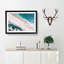 Bournemouth Beach Painting - Single Picture Frame Print on MDF-56634572-56634573