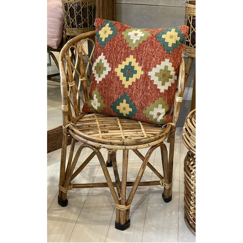 Caittlin Wicker Premium All-Weather Wicker Outdoor Dining Side Chair