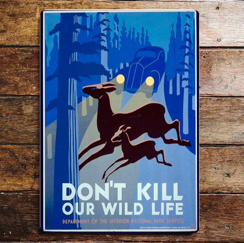 Animals Wall Decor on Metal