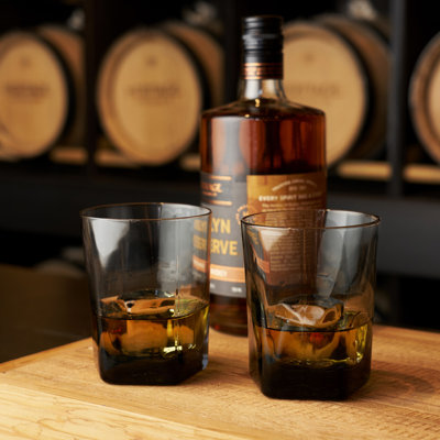 Smoke Double Old Fashioned Glasses By Viski