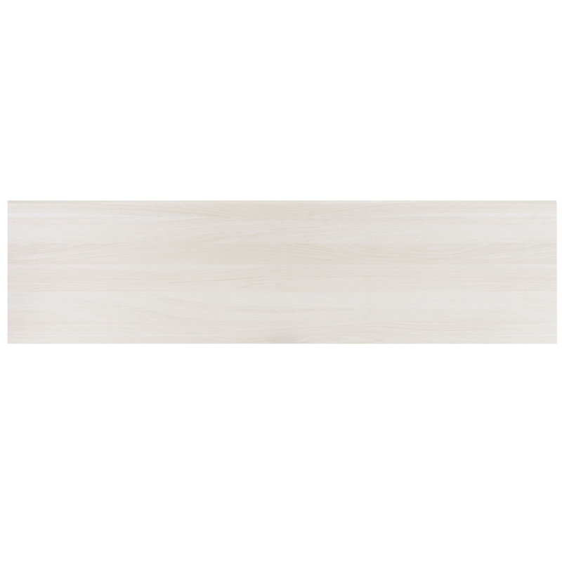 Topeka 3 Drawer 1 Shelf TV Stand, Bleached White
