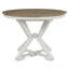 Ensemble de table de salle à manger 5 pièces avec table ronde extensible et 4 chaises rembourrées pour une utilisation polyvalente dans les salles à manger et les salons-393670103