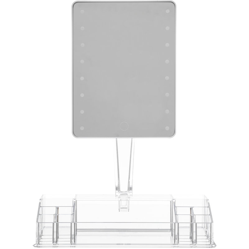 Baela Flat Floor Mirror with Drawers
