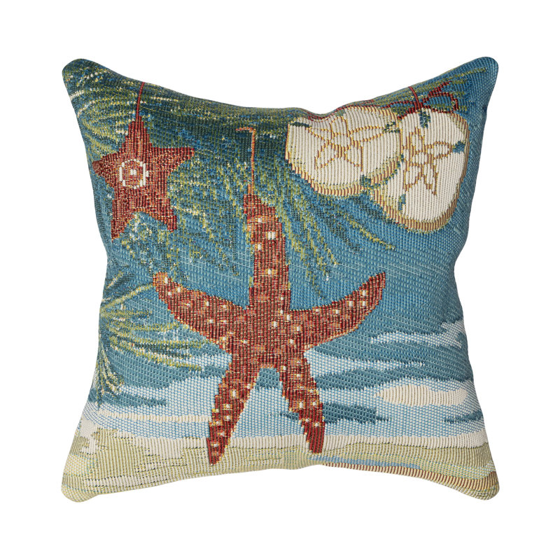 Marina Holiday Throw Pillow, Ocean